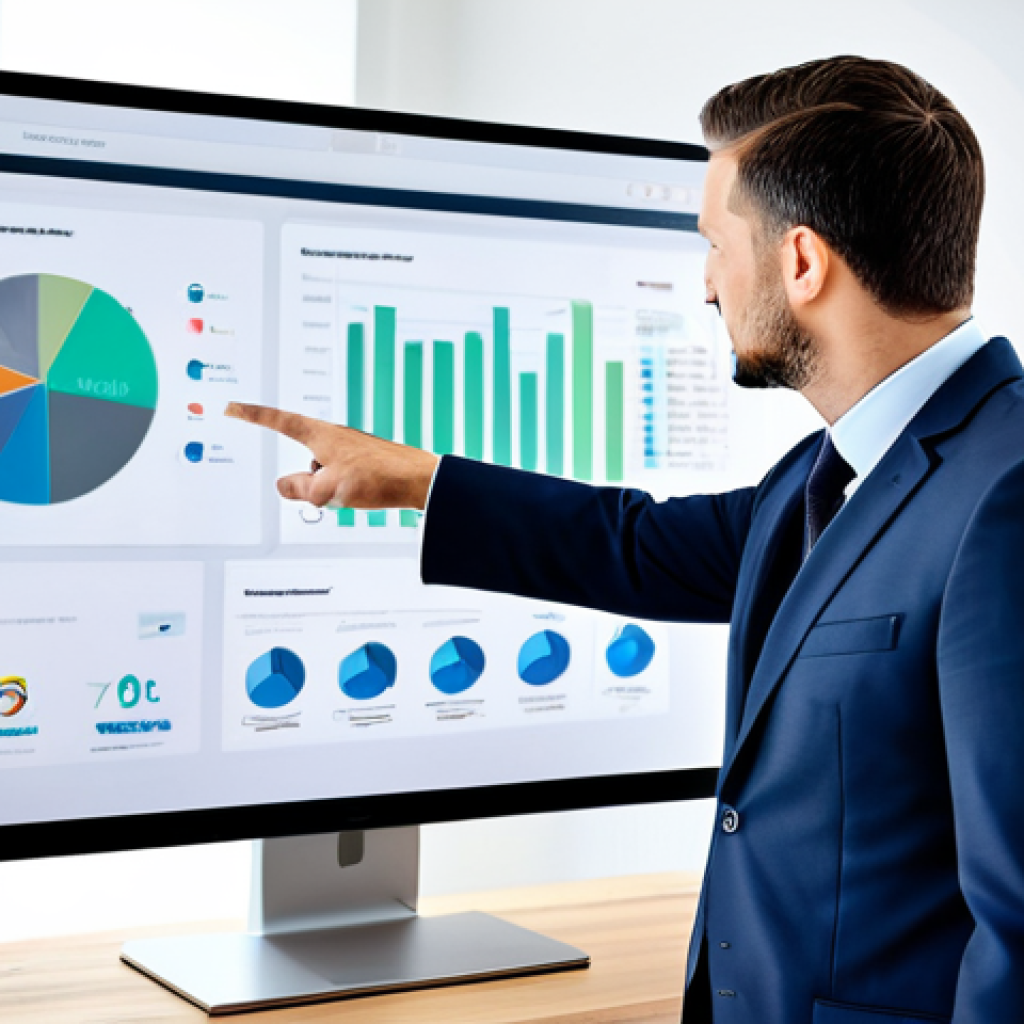 **

"A professional IT consultant in a modern, fully clothed business suit, advising a small e-commerce business owner in a bright, contemporary office setting. The consultant is gesturing towards a data analytics dashboard on a large monitor. Safe for work, appropriate content, perfect anatomy, well-formed hands, professional dress, modest clothing, natural pose. Family-friendly, depicting a positive business interaction."

**