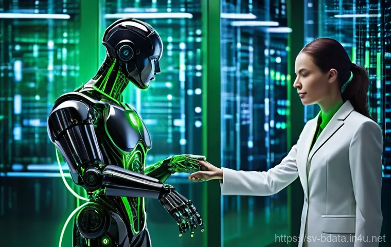 빅데이터와 ESG 데이터 분석 - **Prompt:** A dynamic, photo-realistic image showcasing a diverse group of professionals (male and f...