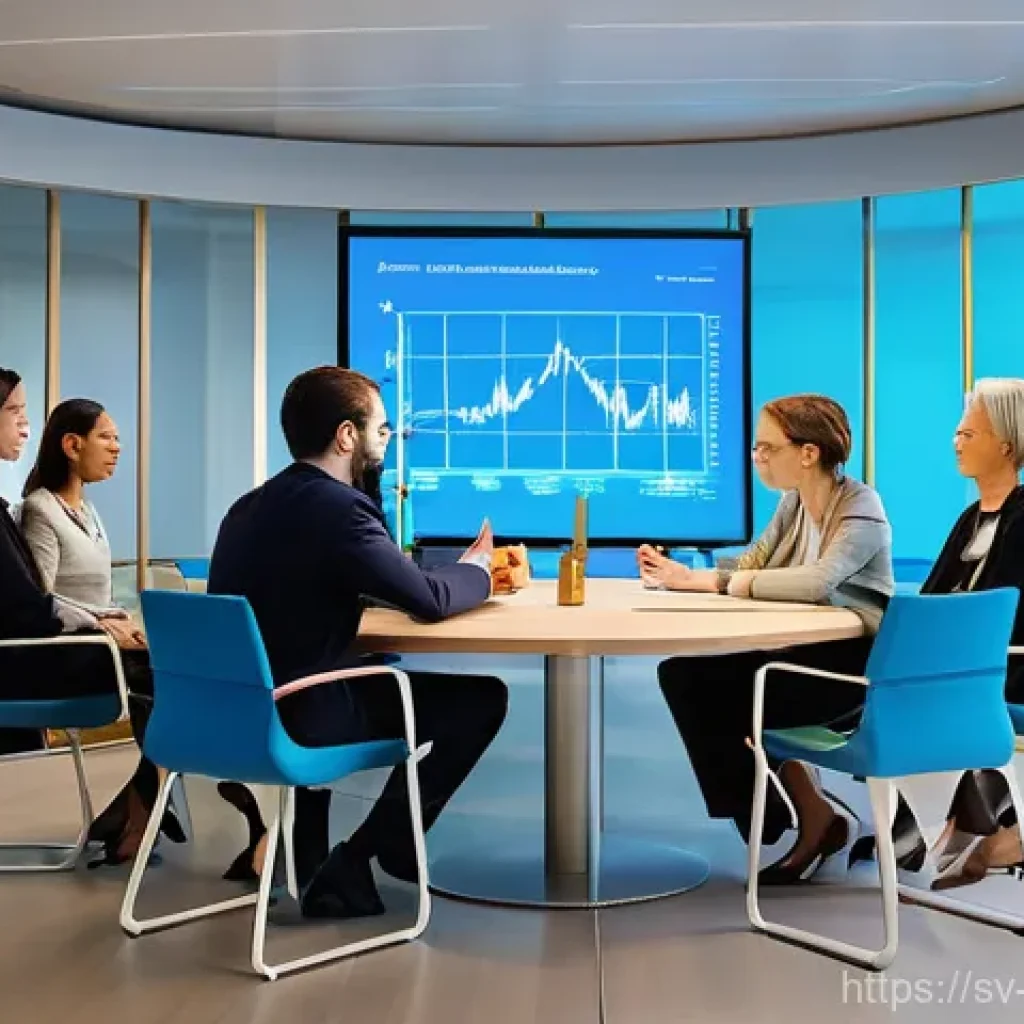 빅데이터 프로젝트와 ROI 측정 - **Prompt:** "A vibrant, modern Swedish office space at dusk. A diverse group of adult professionals,...