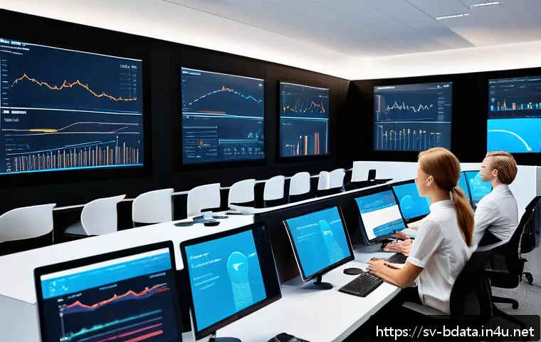 빅데이터 기술자의 오픈소스 활용 성공 사례 - A modern data center environment featuring a diverse team of Swedish IT professionals collaborativel...